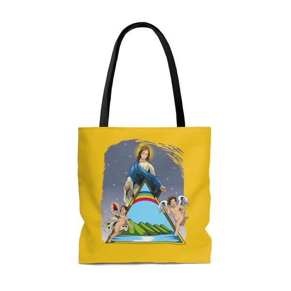 Bolso Tote Virgen María De La Guarda / Amarillo