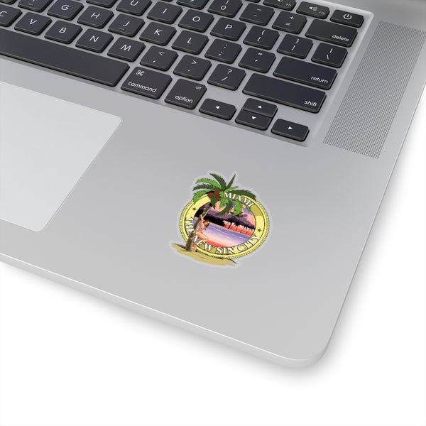 Miami the Sin City Stickers