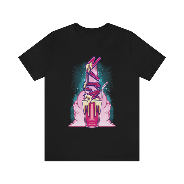 This vibrant Nicaragua T-shirt design showcases a delightful cup of shaved ice topped with a colorful cone. The bold letters "NICA" cascade downward, representing "Nicaragua" with a delicious drizzle of condensed milk that adds a sweet touch. Wear this shirt to celebrate the rich culture and flavors of Nicaragua, making a statement that’s both stylish and meaningful!