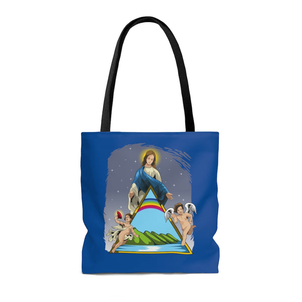 Bolso Tote Virgen María De La Guarda / Azul