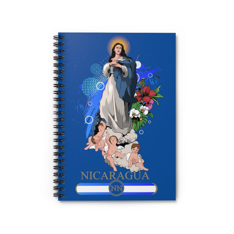 Virgin Maria Spiral Notebook - Ruled Line